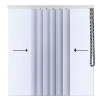 Manövrering på höger sida, paket i mitten.