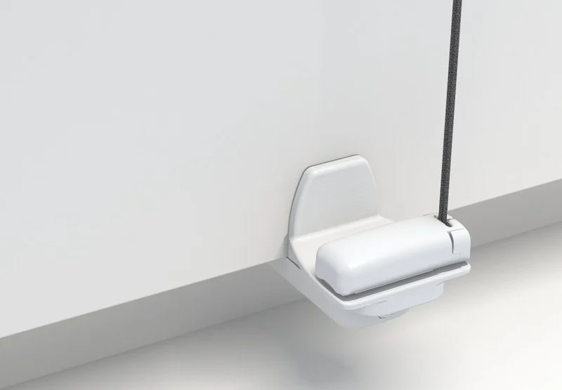 på ramen med klämfäste (utan borrning)