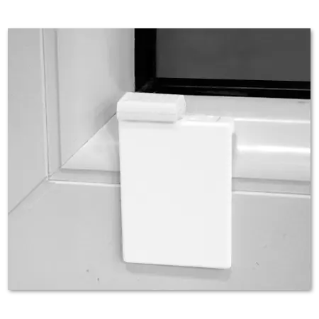 Självhäftande stöd för montering av glasningsfals (utan borrning)