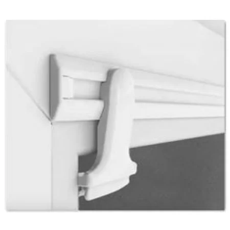 Stöd för självhäftande remsor för montering i fals (utan borrning)