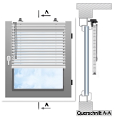 på ramen med klämfäste