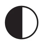 halvgenomskinlig (ogenomskinlig)