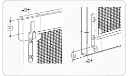 Montering på PVC-fönster med hjälp av Z-krokar (utan borrning)