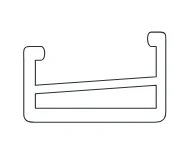 Lutande golvprofil (limning)