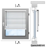 på fönsterkarmen (med borrning)