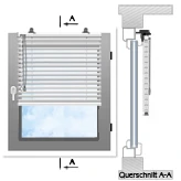 på ramen med klämfäste