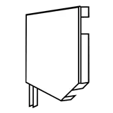 utan färg på sidopanel