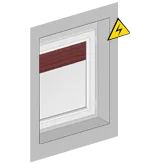 höger - sett från rummets sida