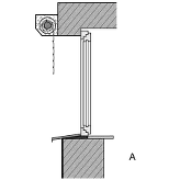 Standardinstallation på fasaden