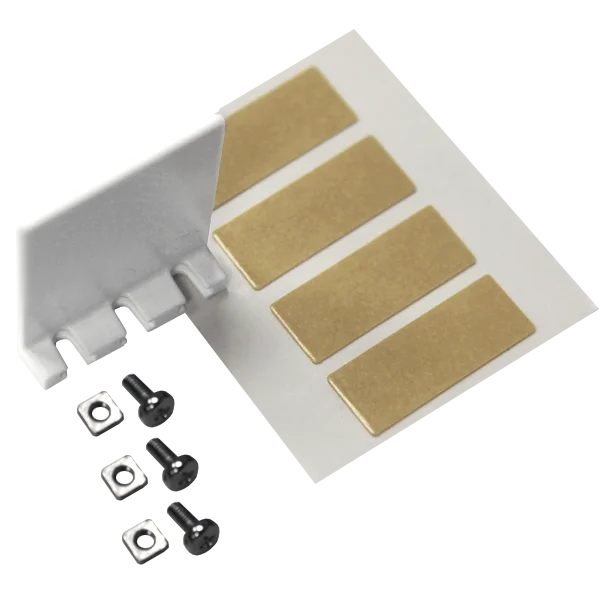 Stick & Fix frontmonteringssats för Cosiflor plisségardiner