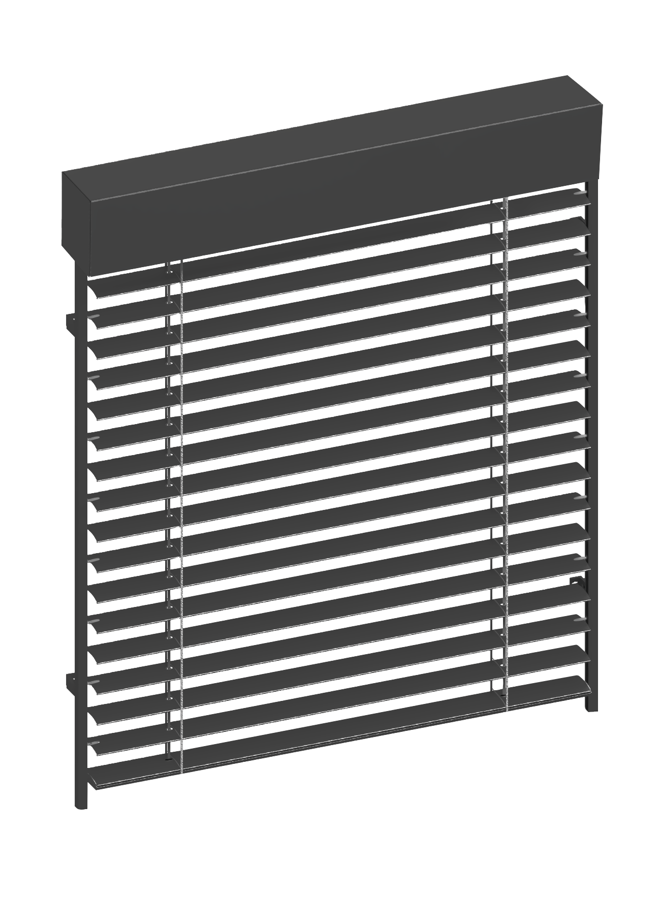 Utvändig persienn C65 antracit | RAL7016