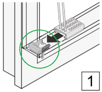 Fixeringsblock för Duolux-persienn (set)