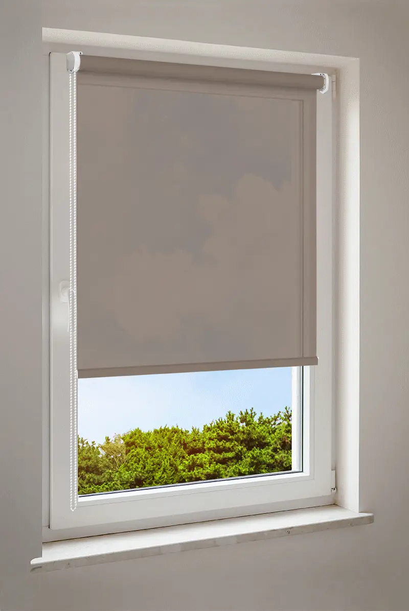 Rullgardin ljusbrun | halvtransparent