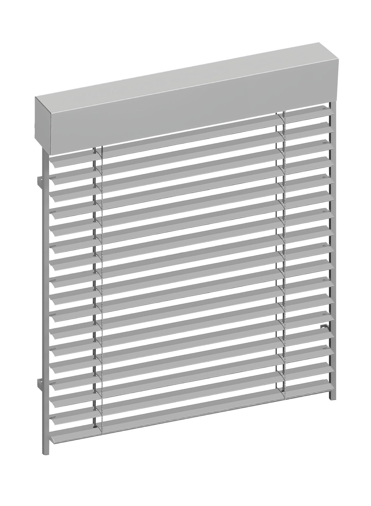 Utvändig persienn Z90 Silver | RAL9006