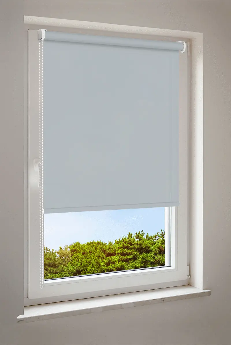 Rullgardin dammgrå | halvtransparent