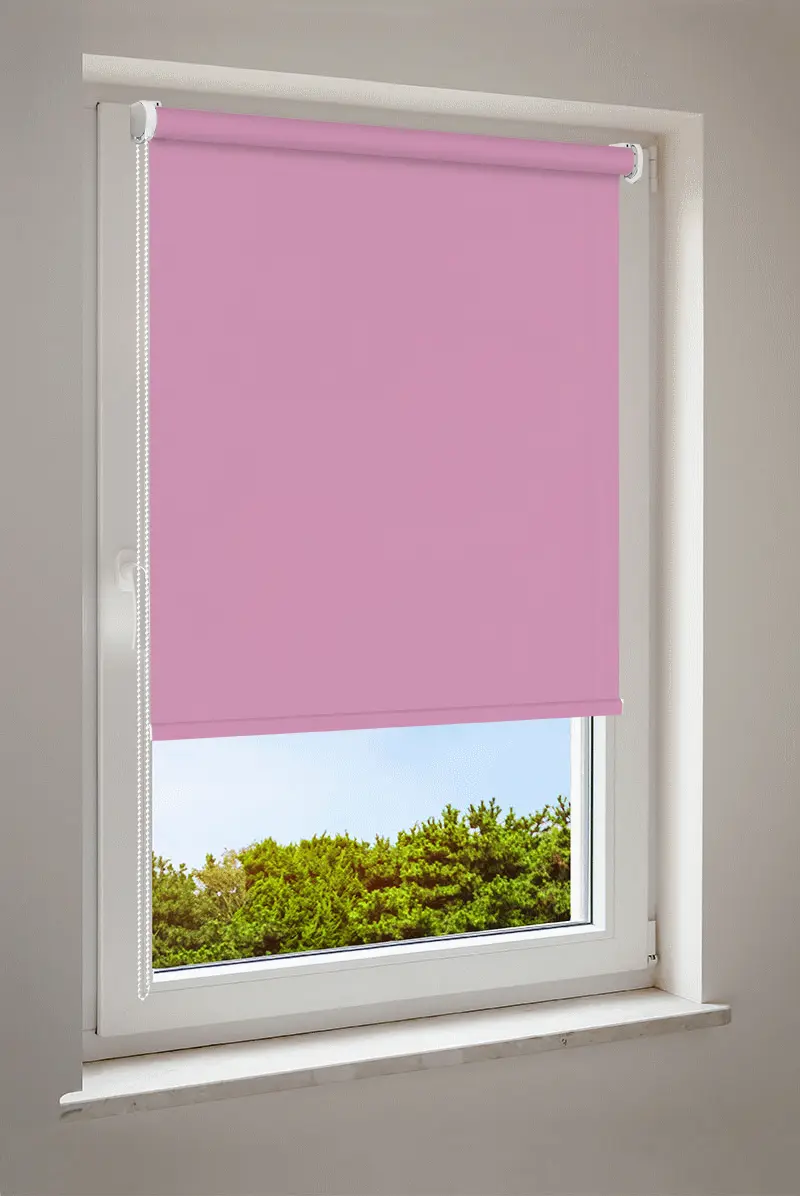 Rullgardin ljusrosa | halvtransparent