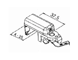 PVC-klippfäste för Basic-persienner