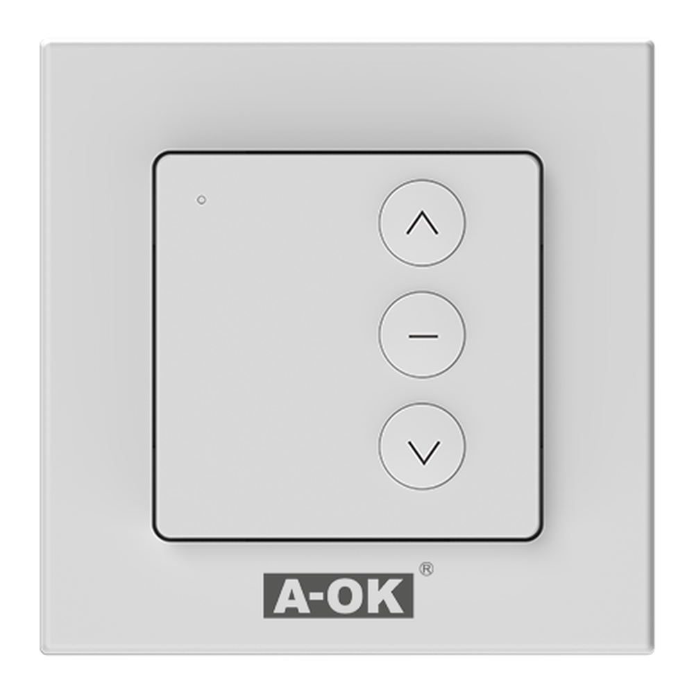 A-OK AC159-01 – väggsändare med 1 kanal, vit