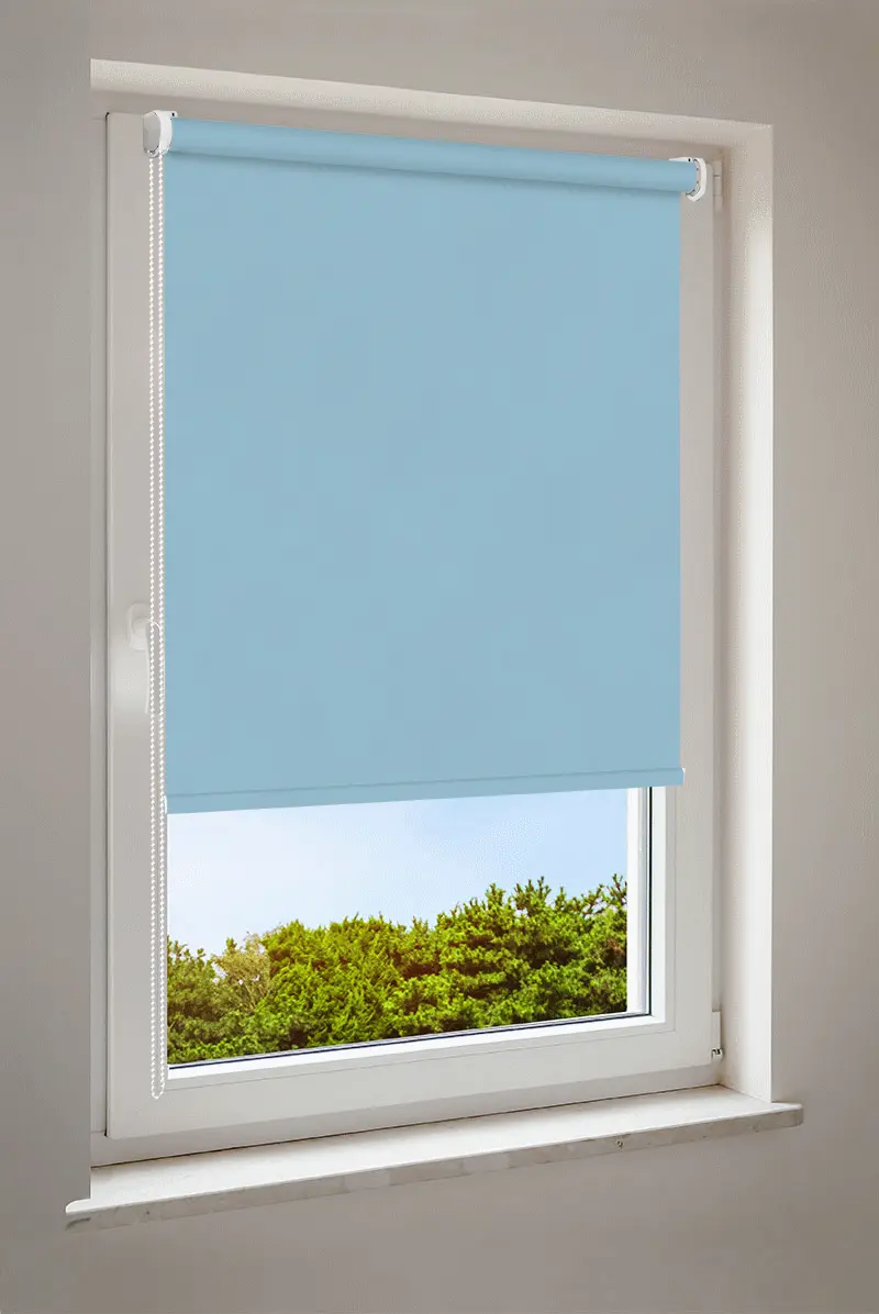 Rullgardin blå | mörkläggning