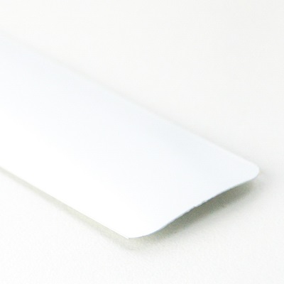 Lamellmönster vit halvmatt