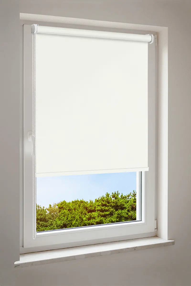 Rullgardin varmvit | mörkläggning
