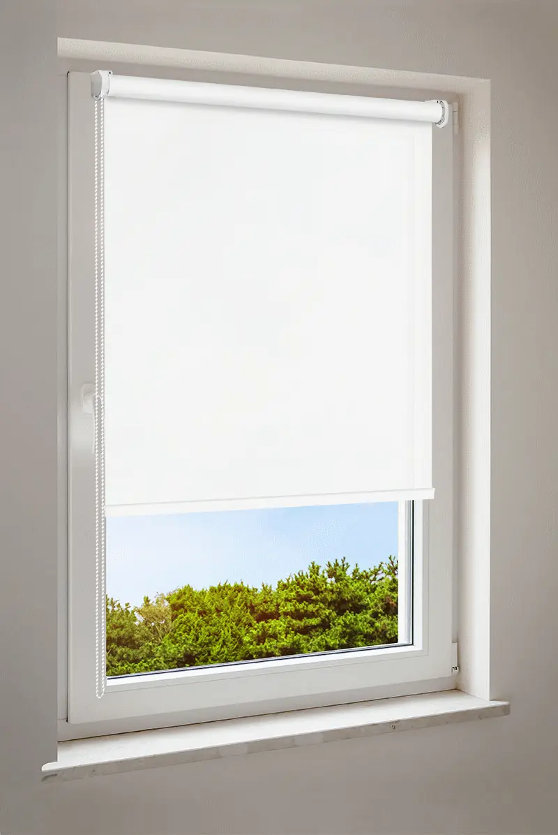 Rullgardin vit | halvtransparent