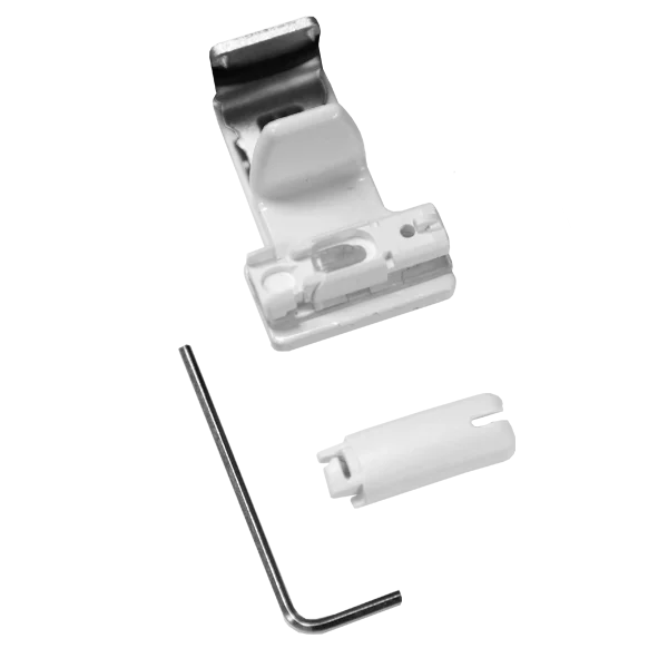 PVC-klämfäste för Cosiflor plisségardiner (utan låsning)