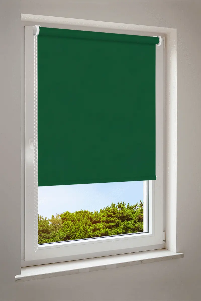 Rullgardin djupgrön | mörkläggning